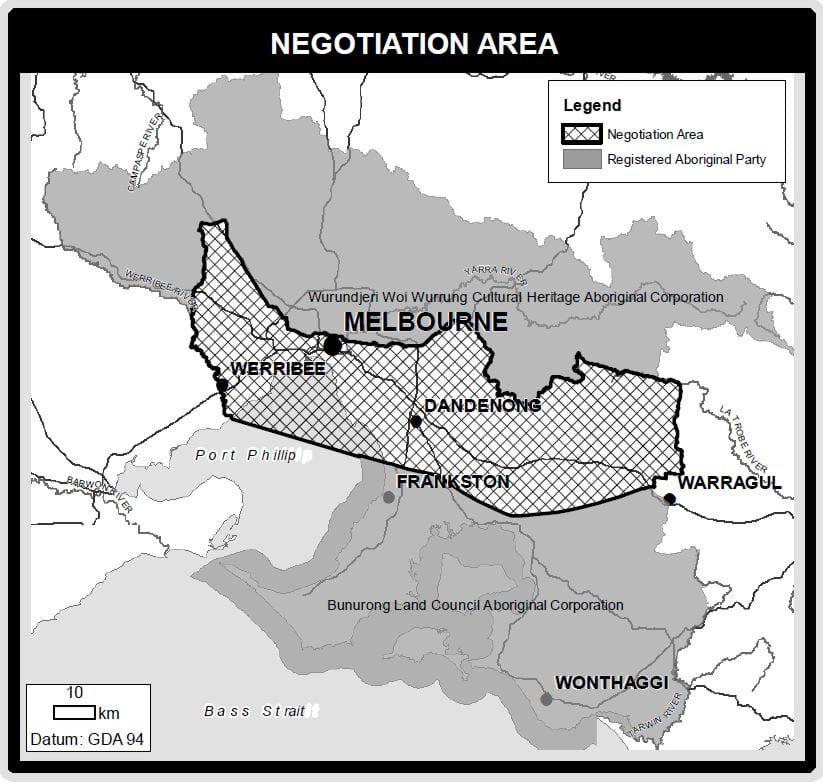 Negotiation area